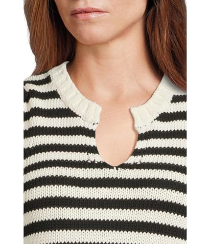 Michael Stars Women's Rosanna Striped Puff Sleeve Sweater4