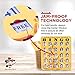 MR CHIPS 50 Easy Read Quick Clear Bingo Cards with Sliding Windows and Master Board