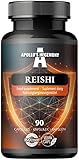 Reishi-Pilz-Extrakt 300 mg (30% Polysaccharide) – 90 vegane Kapseln – Vitales...