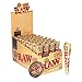 RAW Cones Classic 1¼ Size | 32 Packs | Natural Pre Rolled Rolling Paper with Tips | 6 Cones per Pack