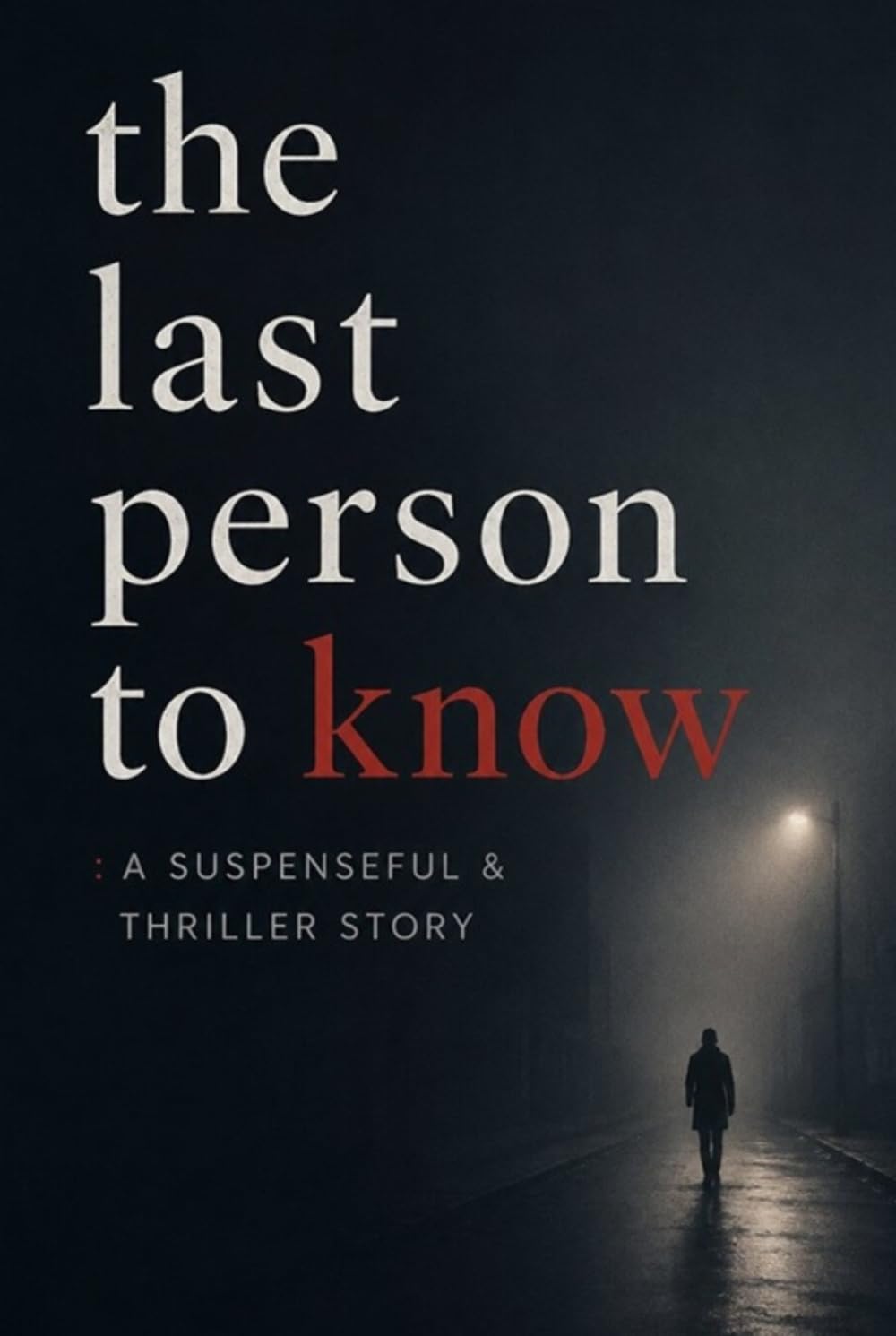 The last person to know : A suspenseful & thriller story