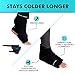 Thermopeutic Ice Reusable Pack Gel Wrap for Foot and Ankle - Cold Compression for Sprained Ankle Injuries, Feet, Heel and Ankle Ice Pack Wrap, Plantar Fasciitis and Achilles Tendonitis Relief