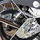 CAREDGO 2 Stück Bobbins Motorrad Prismabuchsen M8 Racingadapter Schwingenadapter Aluminium Ständeraufnahme Bobbins Schwingenschutz Montageständer Schwarz M8 Bobbins Aufnahme für Motorräder