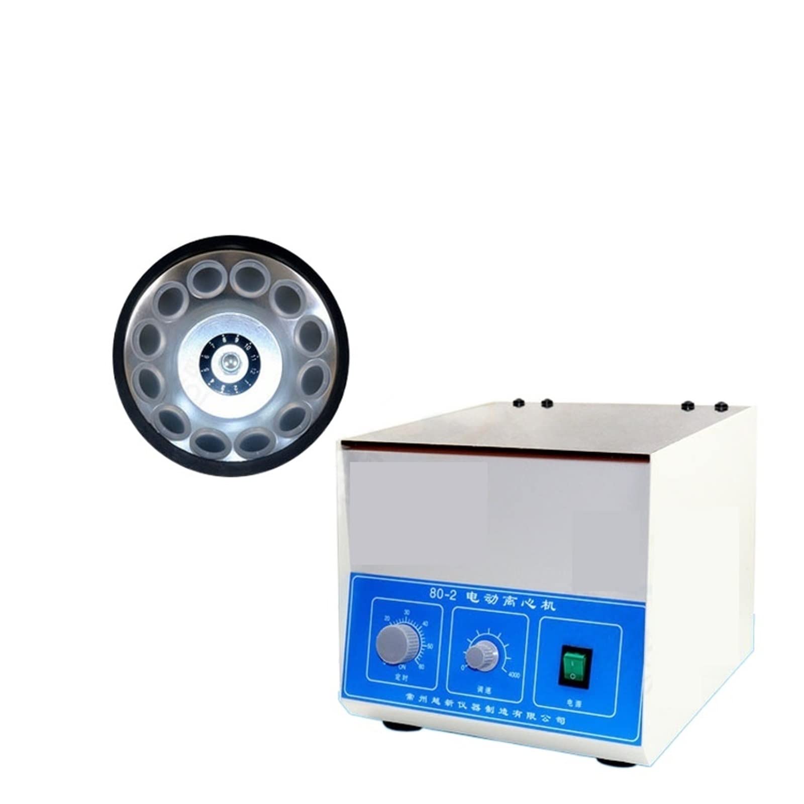 Laboratorio Desktop Electric Centrifugation Centrifuge Gran Capacidad Laboratorio de centrífuga de Baja Velocidad 4000 RPM, Capacidad 20 ml*12 Uso de Laboratorio