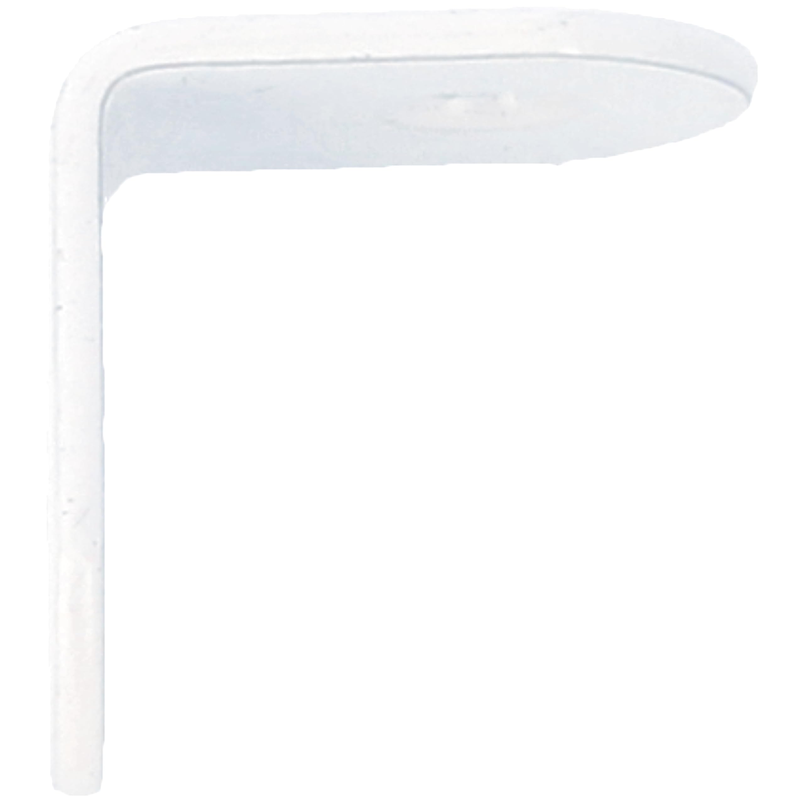 Amig - Pack de 100 cornières de renfort métalliques | 20 x 16 x 1,5 mm | Bord carré | Conçu en forme de L | Pour fixer des meubles en bois ou placer des étagères et des étagères | Acier blanc
