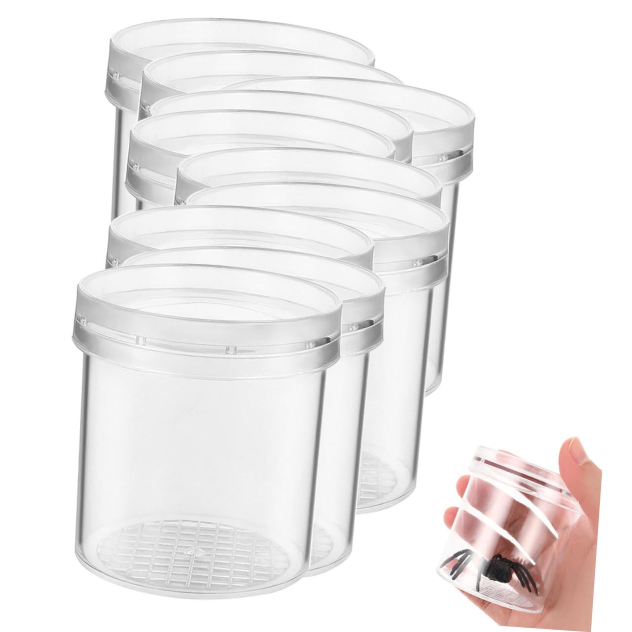 SOESFOUFU 20pcs Magnifying Critter Boxes for Boys and Girls for Children Observation Cup Portable Container