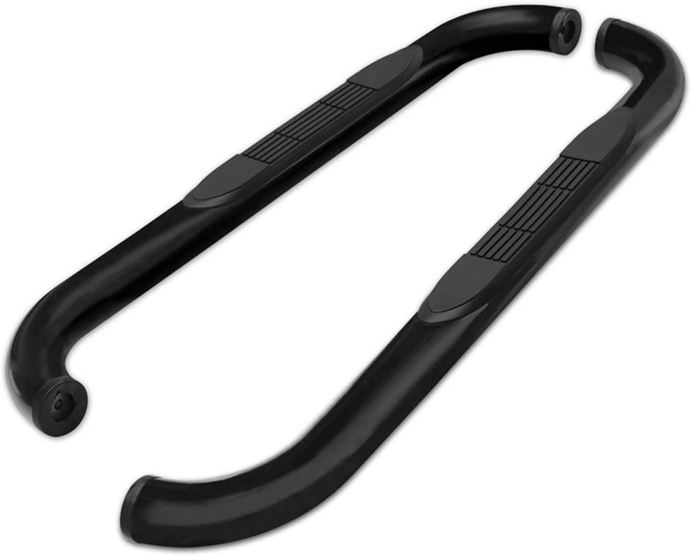 TAC Side Step Fit 2015-2022 Ford F150 | 2017-2022 Ford F250/F350/F450/F550 Super Duty Regular Cab 3" Black Nerf Bars Running Boards Off Road 2pcs