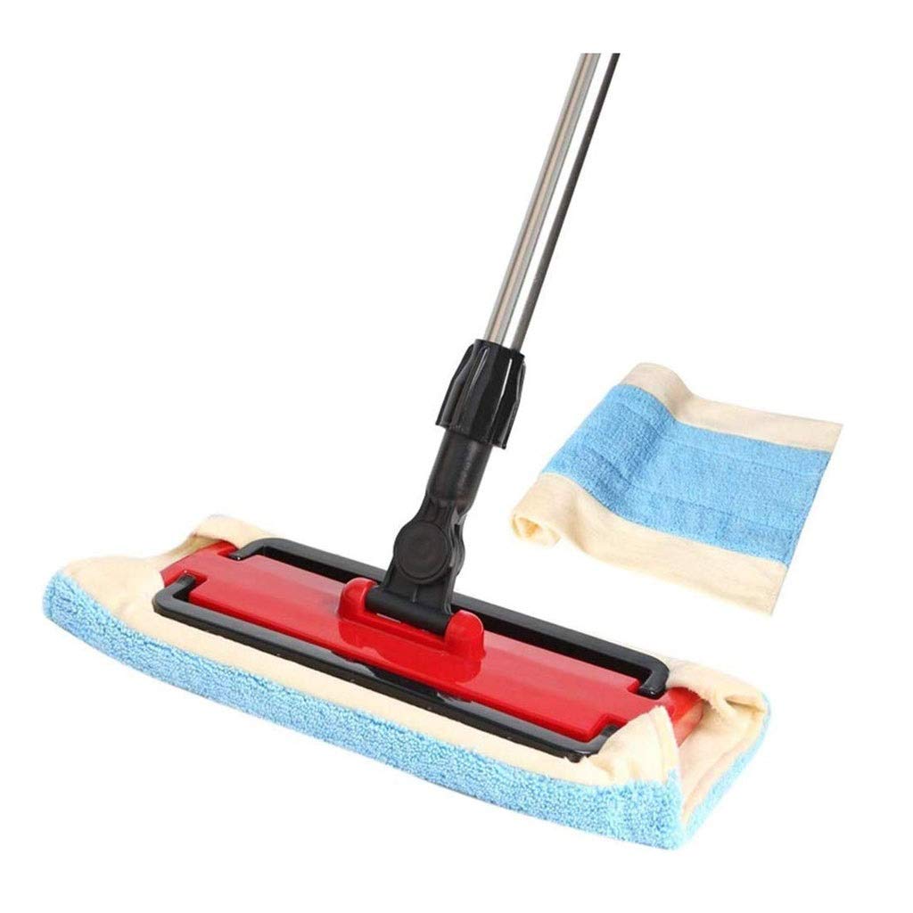 Vadrouille microfibre avec manche acier qui capture la poussière