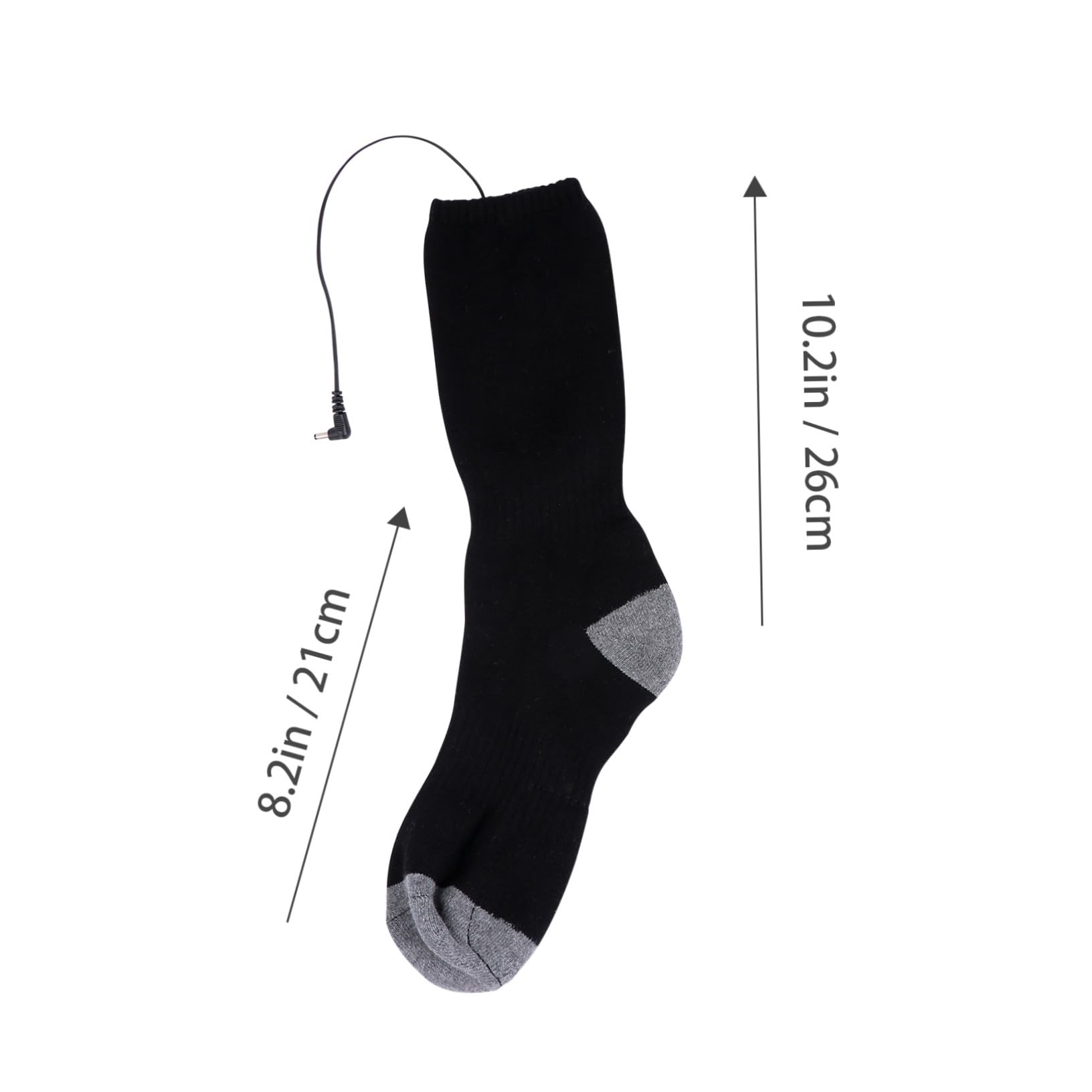 Levemolo Calcetines Térmicos Invierno Material Poliéster, Transpirables y Amigables Calentador de Pies USB para Viajes