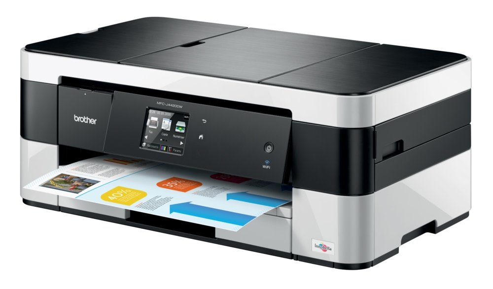 Brother MFC-J4420DW - Inyección multifunción A4 con impresión hasta A3 con Duplex, USB y Wi-Fi