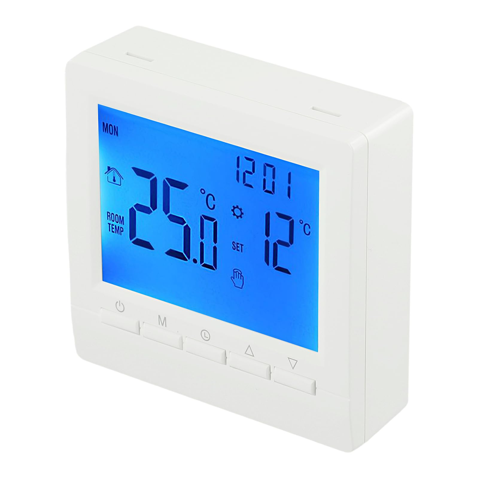 Termostato programable de 3 A, controlador digital de temperatura ambiente, termostatos LCD para calefacción de habitación