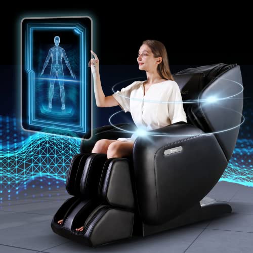Shiatsu Massagesessel Aront mit Wärmefunktion und Zero-Gravity