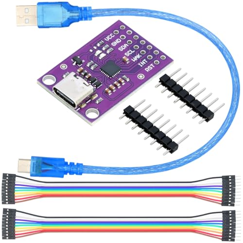 MTDELE CP2112 Debug Board Tyce-C USB to SMBus I2C Communication Module with Wires