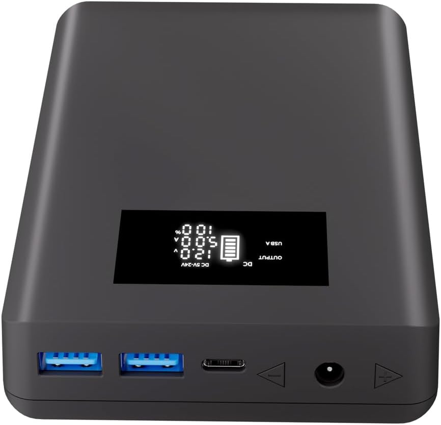 USB Type C PD 100W Portable Laptop Charger Power Bank Battery Pack DC Output 5V 7.4V 9V 12V 15V 16V 16.5V 18V 19V 19.5V 20V 24V 3A 4A For Macbook DELL HP Lenovo Steam deck Led Strip Tablet CPAP image 4 of 9 B0F4N65XR4