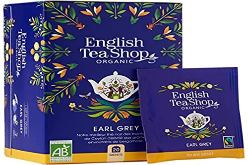 English Tea Shop Bio & Fairtrade Earl Grey - 20 Teebeutel aus Papier 45 g