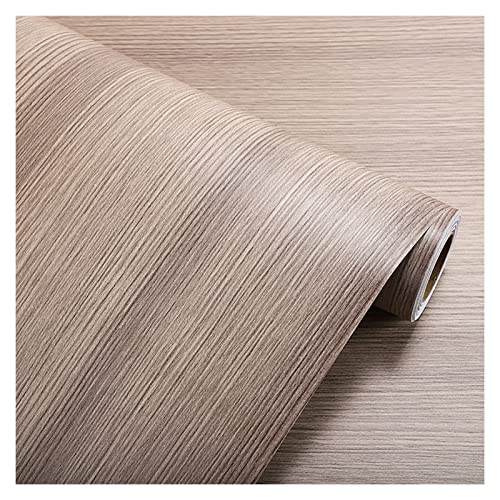 Práctico papel de contacto de madera gris Papel pintado gris Pelar y pegar Revestimiento de estante autoadhesivo moderno for gabinetes de cocina Cajón Escritorio Muebles Vinilo PVC ( Color : Gray , Si