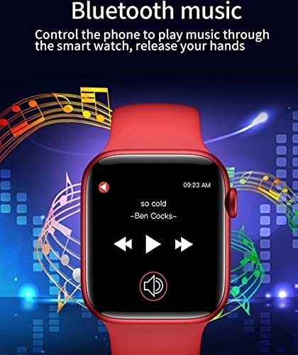 X8 Max Smartwatch displaying health monitoring capabilities with a graphic of a watch and text about health data
