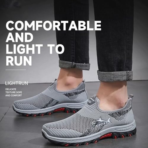 Jarv Cooling Comfort Sneaker, Atlacoast Breathable Soft Bottom Anti-Slip Slip On Walking Shoes for Men3