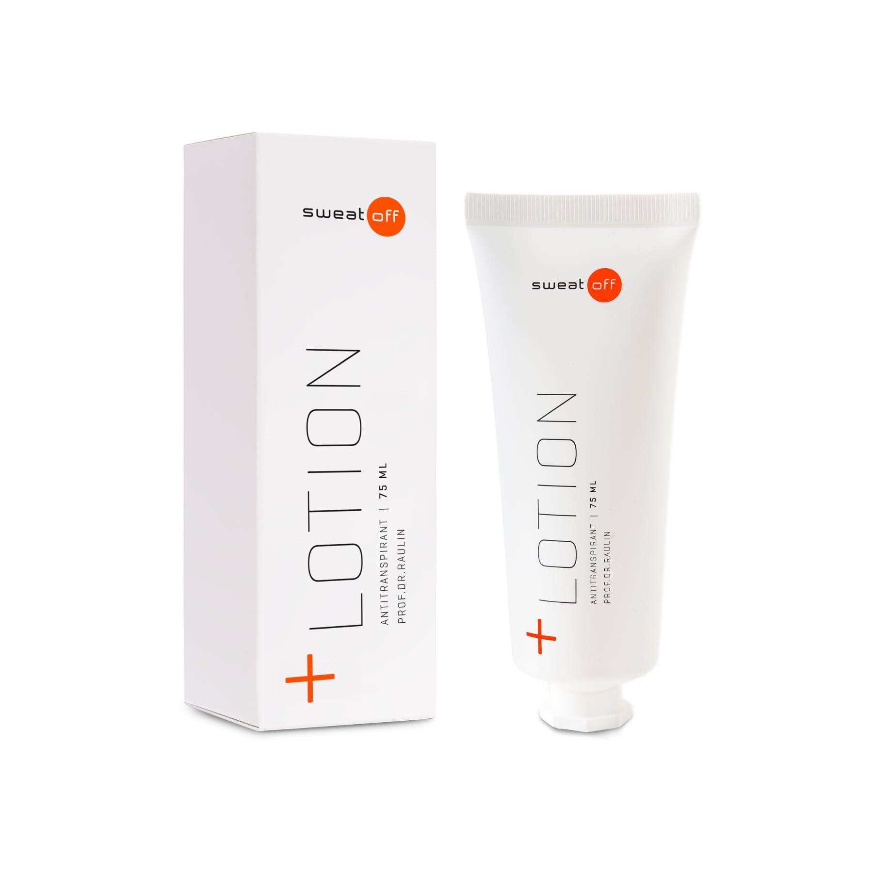 Sweat-Off Antitranspirant Lotion 75ml gegen Schwitzen | Lotion gegen Schwitzen | Für verschiedene Körperbereiche geeignet I Antitranspirant für Männer & Frauen
