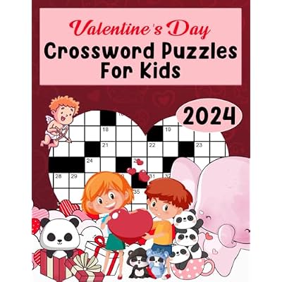 2024 Valentine&rsquo;s Day Crossword Puzzles For Kids