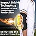Exxact Sports Defender Plus Softball Elbow Guard Baseball, Batters Baseball Elbow Guard Youth & Adult with Adjustable Straps - (Black, ASM)