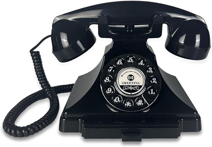 W-JIAJIEBTH Audio Guest Book for Wedding - Guest Book Telephone Record Customized Voice Message for Your Wedding Party