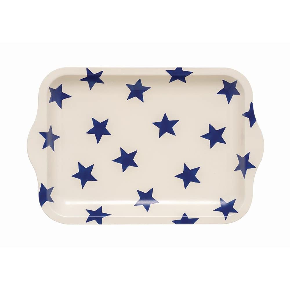 Emma Bridgewater Blue Stars Small Tin Tray 240 x 159 x 15 mm