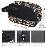 WCGXKO Book Lover Gift Academy Keeper Of The Lost Cities Bookish Clear Makeup Bag (Academy Cbag)