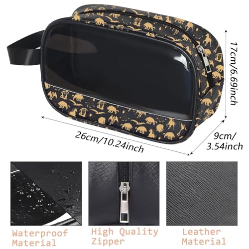 WCGXKO Book Lover Gift Academy Keeper Of The Lost Cities Bookish Clear Makeup Bag (Academy Cbag)