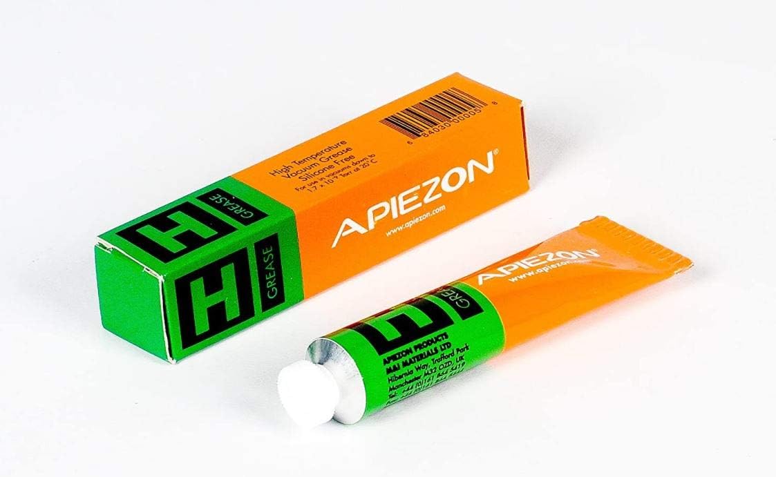 Apiezon H High Temperature Vacuum Grease, Silicone Free, Hydrocarbon, 25 G Tube