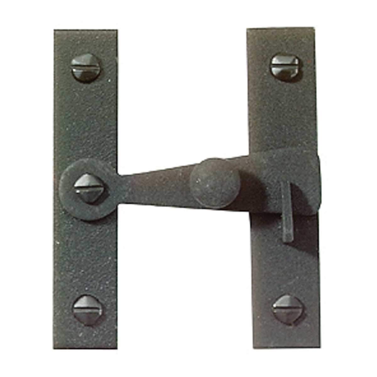 Buy Renovators Supply Black Door Lock Flip Latch 3 Inches Long H Flush