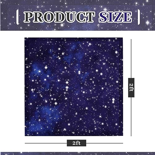 Image of VIHOSE 4 Pcs 2 x 2 Feet Fluorescent Light Covers for Ceiling Lights Classroom Magnetic Light Filters for Reducing Harsh Glare Flicker for Office Classroom Home Drop Ceiling(Starry)