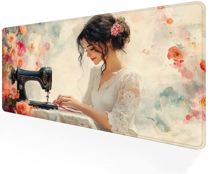 Tapis de souris gamer XXL beige 1000x400mm pour grand bureau G1-386