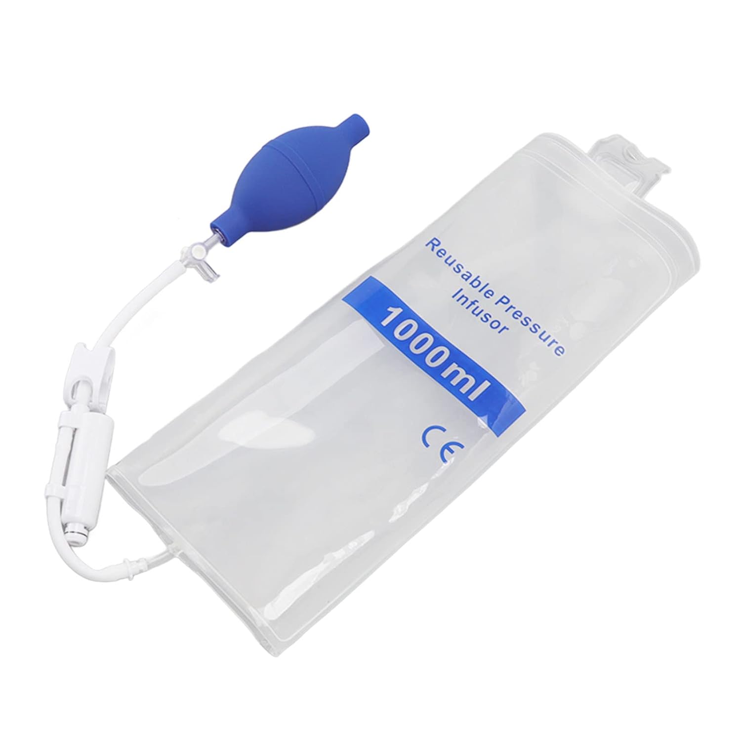 Pressure Infusion Bag 1000ml for Blood and Fluid Quick Infusion, 1000ml