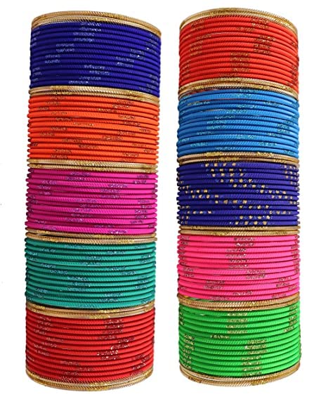 See full amazon price history chart for NMII Non-Precious Metal Base Metal and Drop with Zari worked and Curved Shaped Glossy Finished Bangle Set For Women and Girls,(Multicolor-2.4 Inches),Pack Of 144 Bangle Set NMII Non-Precious Metal Base Metal and Drop with Zari worked and Curved Shaped Glossy Finished Bangle Set For Women and Girls,(Multicolor-2.4 Inches),Pack Of 144 Bangle Set (B09XBJ6996) Amazon Price History, Amazon Price Tracker