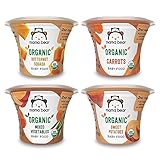 Amazon Brand - Mama Bear Organic Baby Food, Vegetable Variety Pack, 4 Ounce Tub, Pack of 12