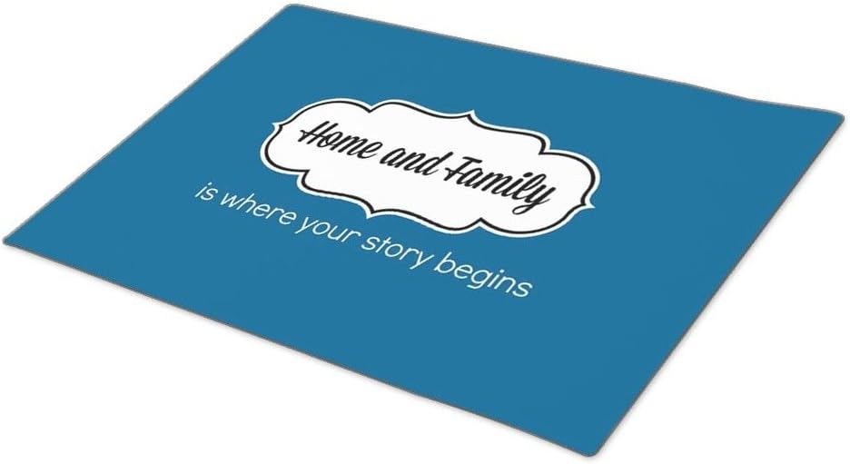 GoGy Decorative Door Mats Family Sayings Outdoor Mats