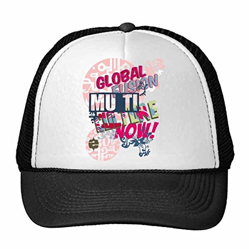 Casquette nylon enfants réglable pour stopper le soleil avec style graffiti multicolore