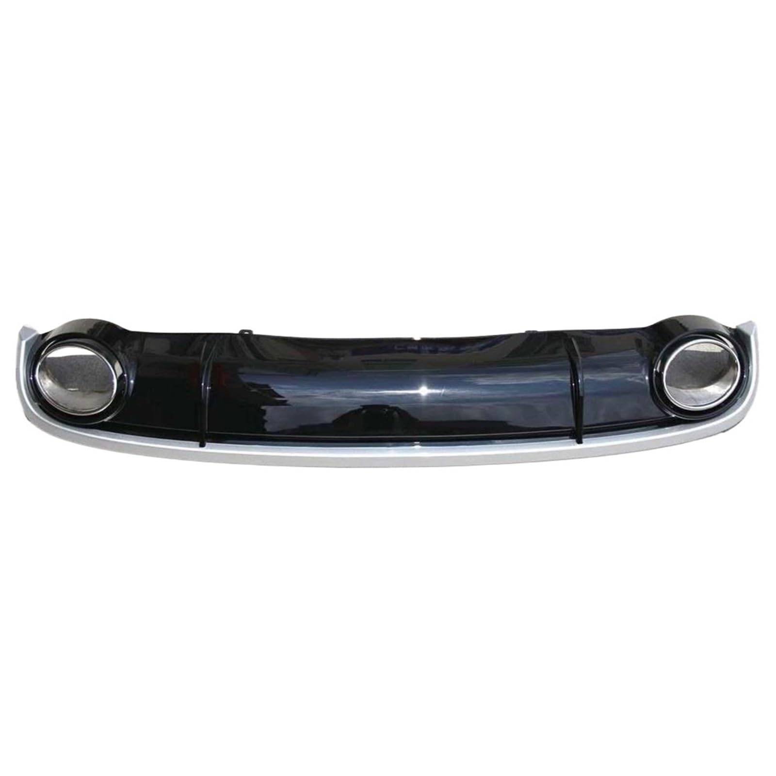 Kit carrosserie et diffuseur arrière avec spoiler pour coffre et toit noir brillant