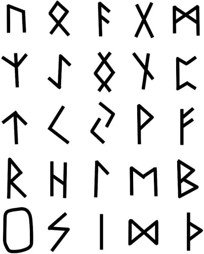 Miniatura 3 de cosynee Piedras preciosas curativas de runas con bolsa (amatista), Piedra