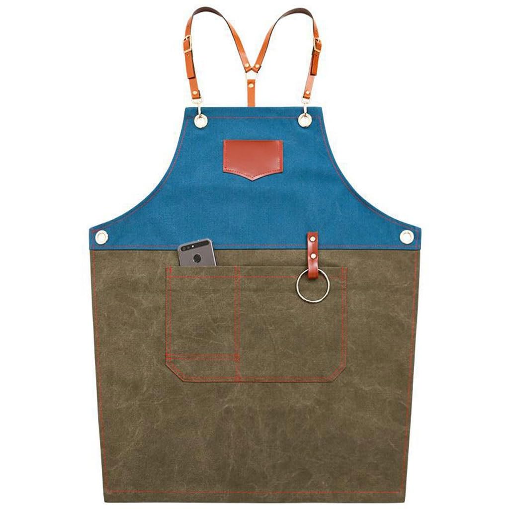 NEBE Grembiule da cameriere Grembiule da cucina Cucina Cowboy Ristorante cinese Cottura Barbiere Latte Negozio di tè Ristorante Abiti da lavoro for uomo e donna Grembiuli Grembiule