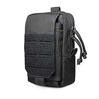 WYNEX Pochette Tactique Molle Pour Téléphone Portable Avec Boucle De Boussole, étui Tactique Pour Téléphone Portable, Pochette Universelle Pour IP 13/12/11 Max/S21 Avec Patch Britannique Et Boucle à