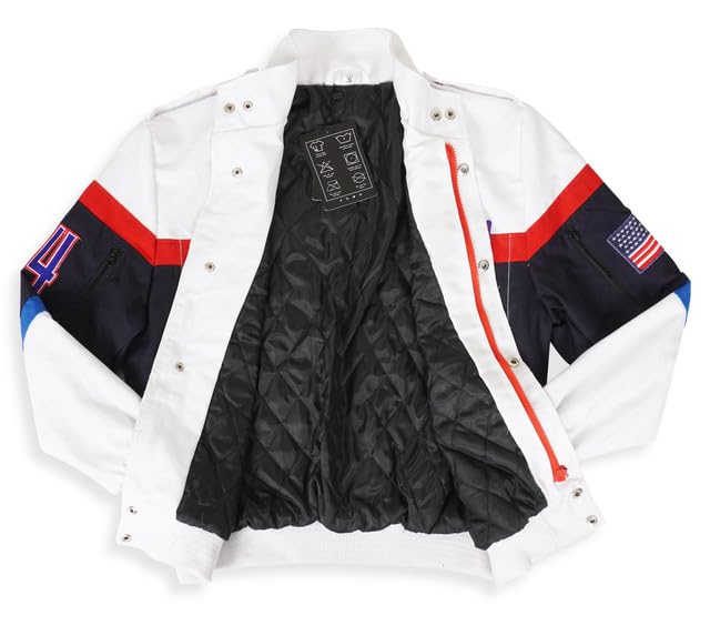 Mens USA Sports Closing Ceremony American Team Jacket USA Flagbearer Bomber Cotton Lightweight Jacket2