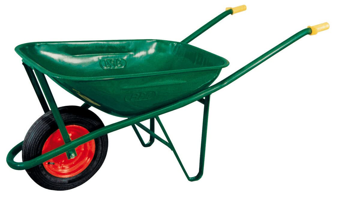 HOMEGARDEN Carriola con ruota pneumatica e vasca da 90 lt