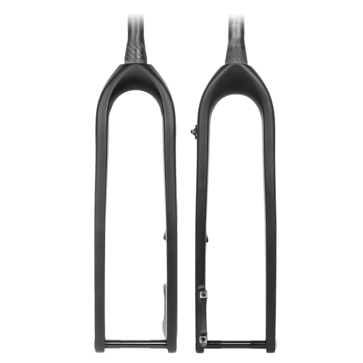 WIQUYBML 27.5 29in Mountain Bikes Rigid Fork 1-1/2" Tapered Full Carbon Fiber Bike Hard 15 * 100/110mm Thru Axle Disc Brake Front Fully Concealed Internal Routing(15 100mm,29in)