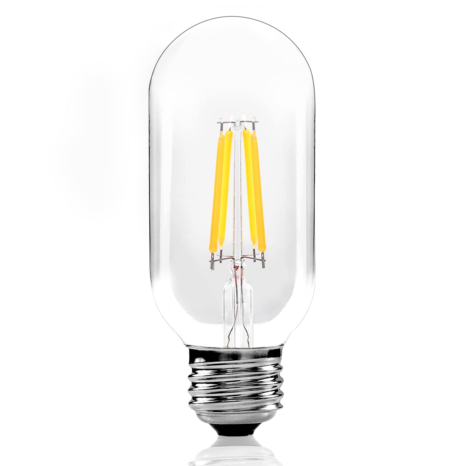 120 Volts, Watts, LED Filament B10 Bulb, E26 (medium Screw, 59 OFF