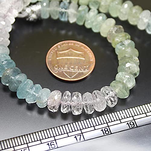 Fil de morganite et aigue-marine 8mm pour créer vos bijoux d'été personnalisés