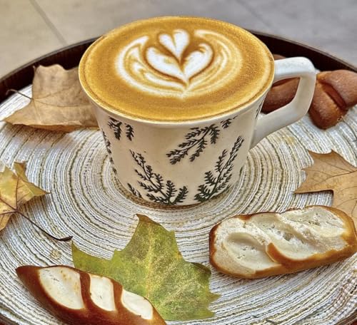 JINNTHE Botanical Ceramic Coffee Mug