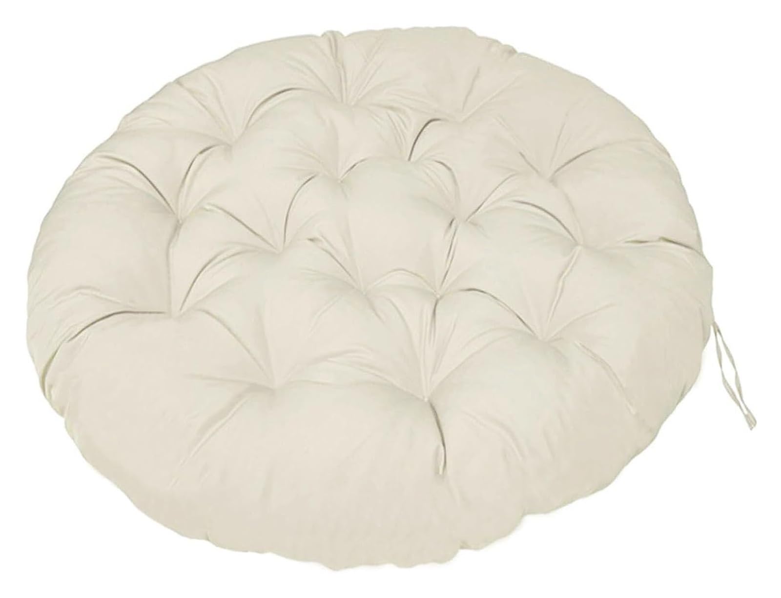 Cushion 40-180cm Papasan Round Chair Cushion, Waterproof Overstuffed Removable,Hanging Swing Pad For Garden Terrace (Color : Beige, Size : 70x70cm)