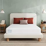 MLILY EGO White 8 Inch Queen Memory Foam Mattress, Gel Green Tea Mattress Bed in a Box, CertiPUR-US Certified, Double Mattress, 60'x80', Medium Firm
